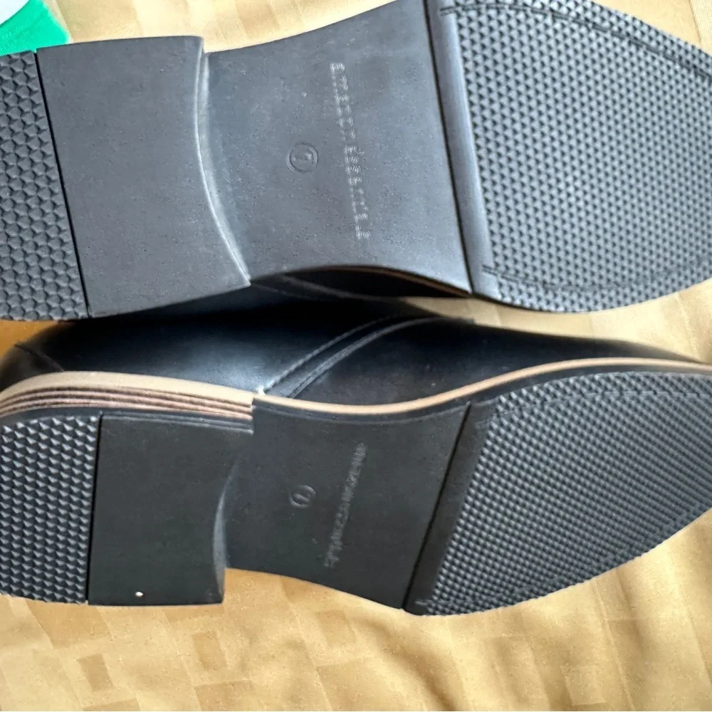 Men's‎ Black Ankle Boots Size 7 NWT